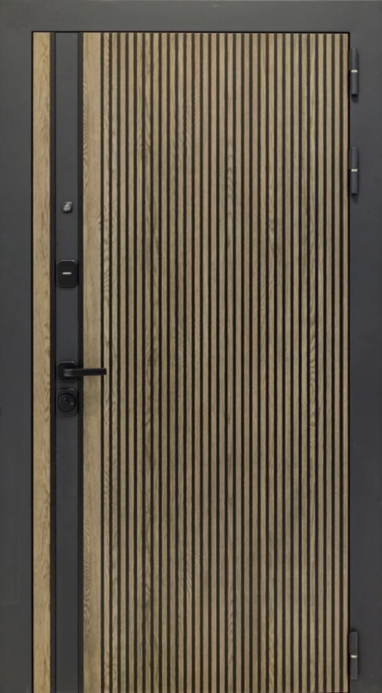 Входная дверь ДвериПРО Росна ФЛЗ-1 Шарли светлый DPRO226520 внешняя сторона